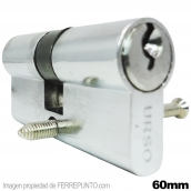 Cilindro para Cerradura 60mm tipo Pera marca URSO