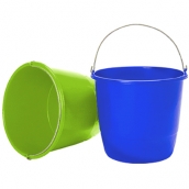 Tobo Plastico Para Agua Y Limpieza De 10 Litros Asa Metalica